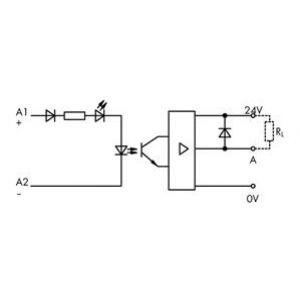 złączka z optoseparatorem 24VDC/24VDC/3A (859-720)