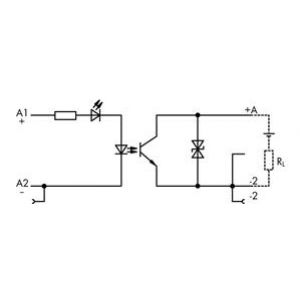 złączka z optoseparatorem 24VDC/3-30VDC/3A (859-730)