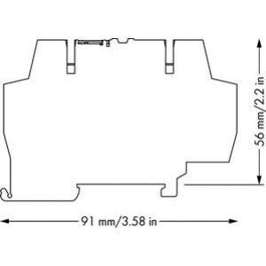 Złączka z optoseparatorem 24V DC / 5V DC / 0,5A / 10kHZ 859-706 WAGO (859-706)