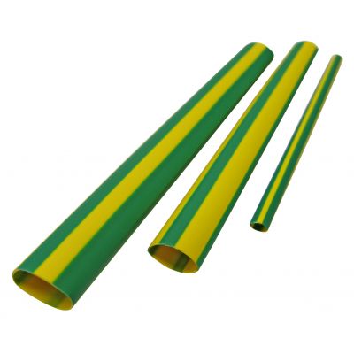 Rura termokurczliwa cienkościenna (zielono-żółta) 100 szt./opk. (RTC_3,2-1,6-ZZT/1)