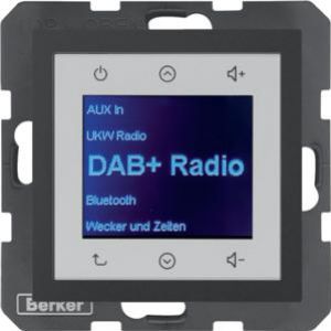 B.x Radio Touch DAB+ Bluetooth antracyt mat HAGER (30841606)