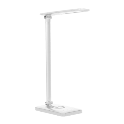 Lampka biurkowa z ładowarką indukcyjną i usb ISIYO LED 7W zmiana barwy temp DL-5/W ORNO (DL-5/W)