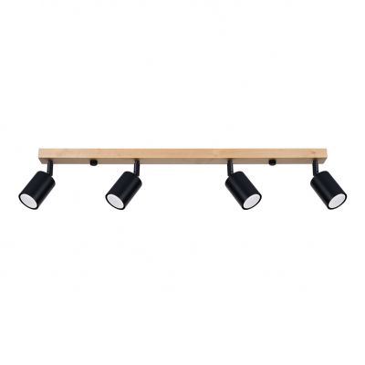 Sollux Plafon VERDO 4 czarny SL.1294 (SL.1294)