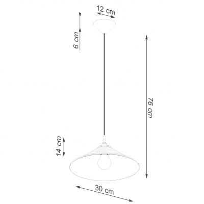 Lampa wisząca ZUMA czarna (SL.1326)