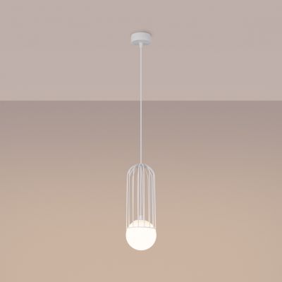 Lampa wisząca BRINA 1 biała (SL.1331)