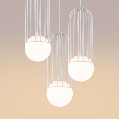 Lampa wisząca BRINA 3P biała (SL.1335)