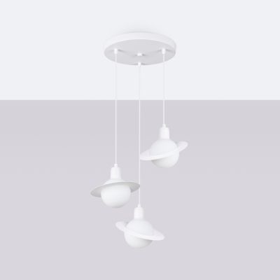 Lampa wisząca HYPERION 3P biały (SL.1357)