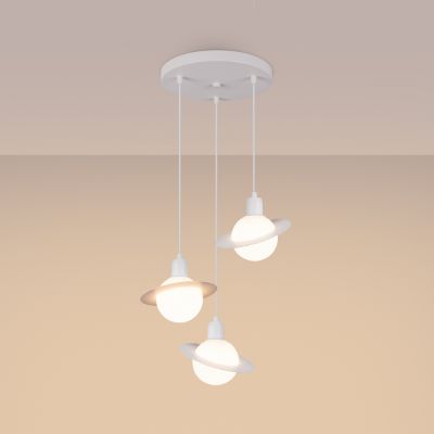 Lampa wisząca HYPERION 3P biały (SL.1357)