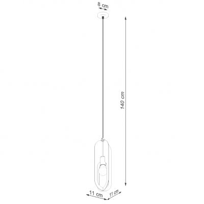 Lampa wisząca NICUS 1 biała (SL.1360)