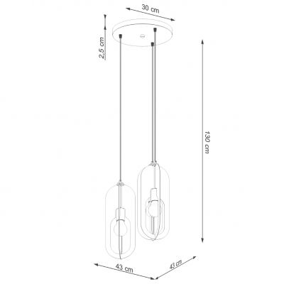 Lampa wisząca NICUS 3P biała (SL.1361)