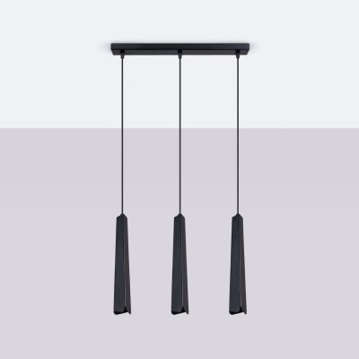 Lampa wisząca PRYSM 3L czarna (SL.1402)