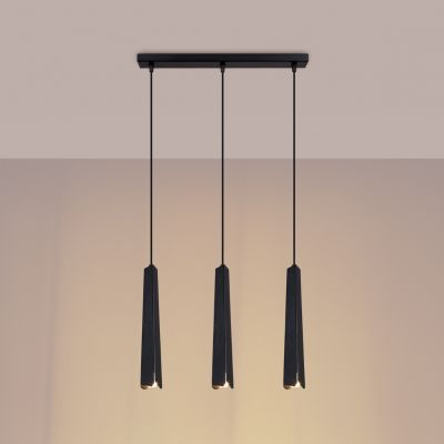 Lampa wisząca PRYSM 3L czarna (SL.1402)