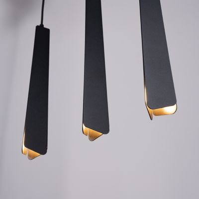 Lampa wisząca PRYSM 3L czarna (SL.1402)