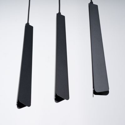 Lampa wisząca PRYSM 3L czarna (SL.1402)
