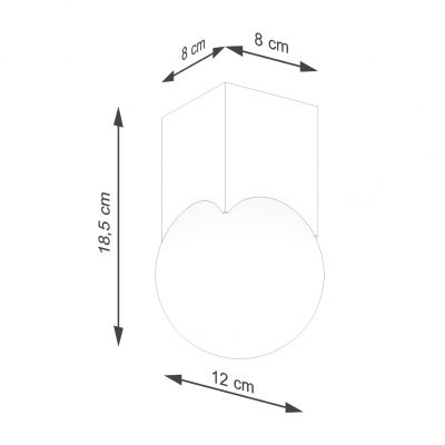 Sollux Plafon SOLIS naturalne drewno SL.1407 (SL.1407)