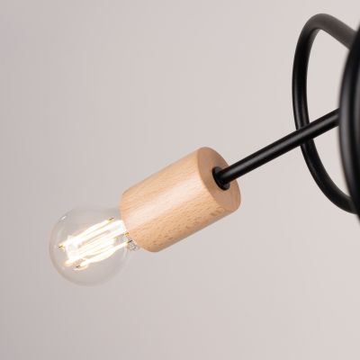 Sollux Żyrandol EMBER 3 czarny SL.1477 (SL.1477)