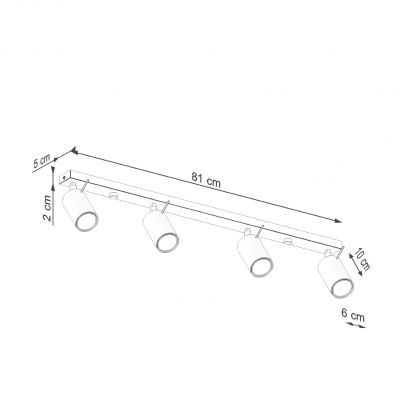 Sollux Plafon RING 4L beżowy SL.1498 (SL.1498)
