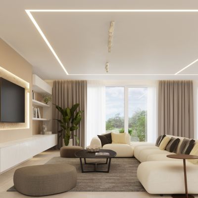 Sollux Plafon RING 4L beżowy SL.1498 (SL.1498)