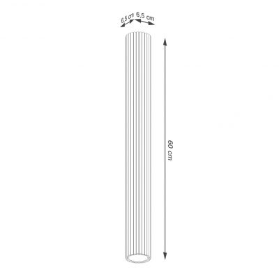 Sollux Plafon KARBON 60 biały SL.1534 (SL.1534)