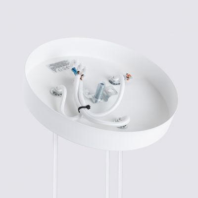 Lampa wisząca potrójna ryflowana KARBON biały SL.1538 Sollux  (SL.1538)