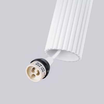 Lampa wisząca potrójna ryflowana KARBON biały SL.1538 Sollux  (SL.1538)