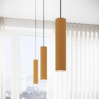 Sollux Lampa wisząca KARBON 2 złoty SL.1555 (SL.1555)