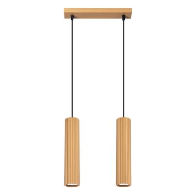 Sollux Lampa wisząca KARBON 2 złoty SL.1555 (SL.1555)