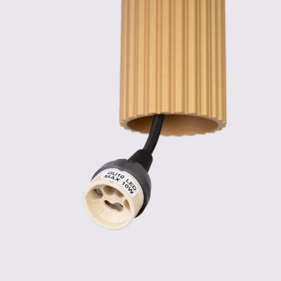 Sollux Lampa wisząca KARBON 2 złoty SL.1555 (SL.1555)