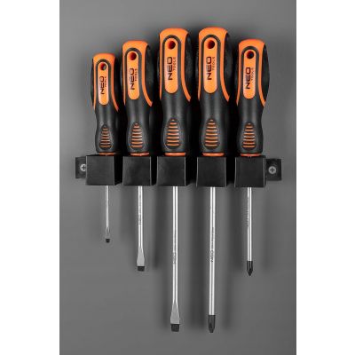 Wkrętaki śrubokręty magnetyczna końcówka zestaw 5 szt. 04-192 NEO TOOLS (04-192)