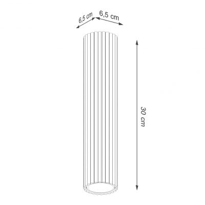 Sollux Plafon KARBON 30 czarny SL.1570 (SL.1570)