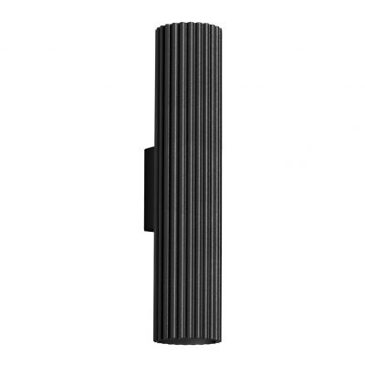 Kinkiet ryflowany KARBON 30cm czarny SL.1577 Sollux  (SL.1577)