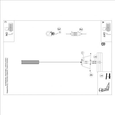 Lampa wisząca KARBON ochra czerwona SL.1630 Sollux (SL.1630)