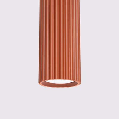 Lampa wisząca KARBON ochra czerwona SL.1630 Sollux (SL.1630)