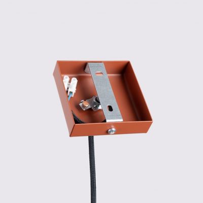 Lampa wisząca KARBON ochra czerwona SL.1630 Sollux (SL.1630)