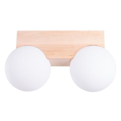 Sollux Plafon BULBO 2 naturalne drewno (SL.1683)