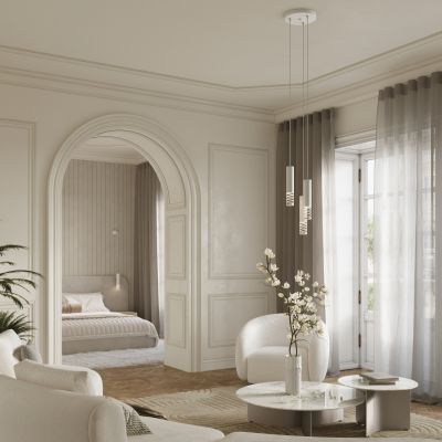 Sollux Lampa wisząca LAMI 3L biały (SL.1688)