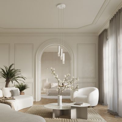 Sollux Lampa wisząca LAMI 3P biały (SL.1689)