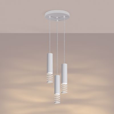 Sollux Lampa wisząca LAMI 3P biały (SL.1689)