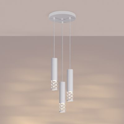 Sollux Lampa wisząca LIRO 3P biały (SL.1694)