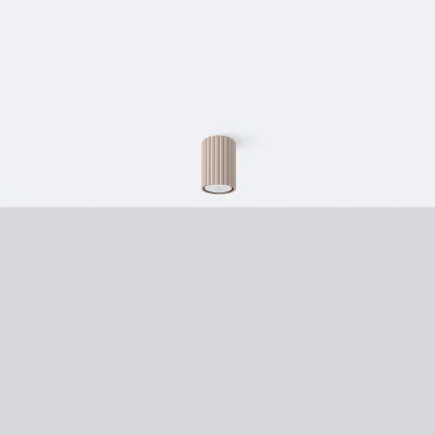 Plafon ryflowany KARBON 10 cm taupe SL.1758 SOLLUX  (SL.1758)