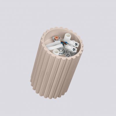 Plafon ryflowany KARBON 10 cm taupe SL.1758 SOLLUX  (SL.1758)