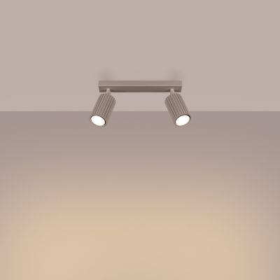 Plafon podwójny KARBON taupe SL.1763 SOLLUX  (SL.1763)