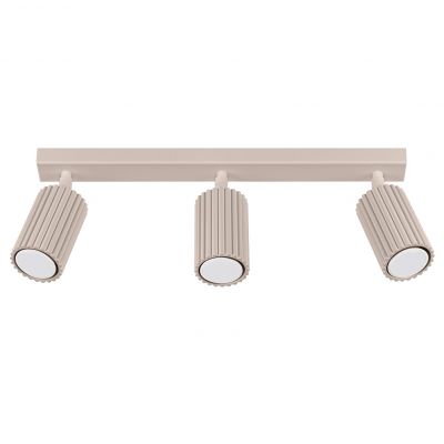 Plafon potrójny ryflowany KARBON taupe SL.1764 SOLLUX  (SL.1764)