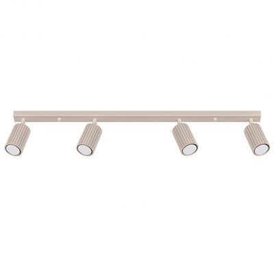 Plafon poczwórny ryflowany KARBON taupe SL.1765 SOLLUX  (SL.1765)