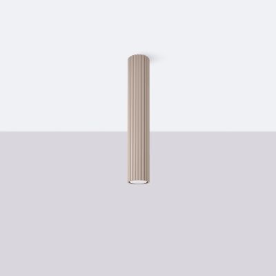 Plafon ryflowany KARBON 40cm taupe SL.1772 SOLLUX  (SL.1772)