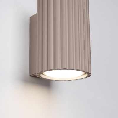 Kinkiet ryflowany KARBON 10cm taupe SL.1777 SOLLUX  (SL.1777)