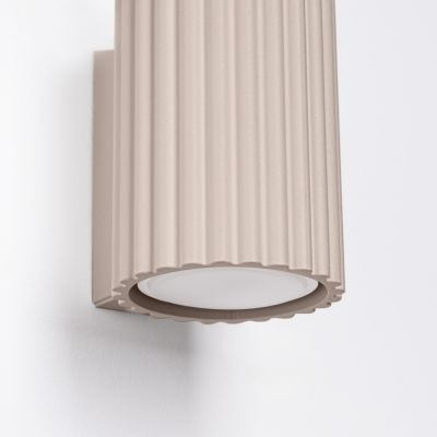 Kinkiet ryflowany KARBON 10cm taupe SL.1777 SOLLUX  (SL.1777)