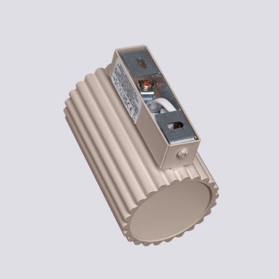 Kinkiet ryflowany KARBON 10cm taupe SL.1777 SOLLUX  (SL.1777)