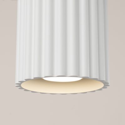 Plafon ryflowany AURA GU10 biały SL.1779 SOLLUX  (SL.1779)