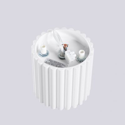 Plafon ryflowany AURA GU10 biały SL.1779 SOLLUX  (SL.1779)